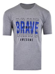 KOSZULKA T-SHIRT BRAVE MELANŻ DUŻA