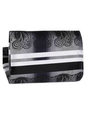 POSZETKA WYPUSTKA BUTONIERKA SZARA WZORY