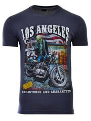 KOSZULKA T-SHIRT LOS ANGELES GRAFITOWA