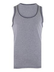 KOSZULKA T-SHIRT NA RAMIĄCZKACH MELANŻ DUŻA