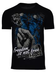 KOSZULKA T-SHIRT PEACE CZARNA