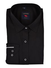 BLUZKA KOSZULA DAMSKA CZARNA DŁUGI RĘKAW