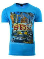 KOSZULKA T-SHIRT ORIGINAL BRAND BŁĘKITNA