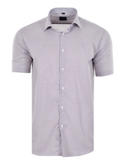 KOSZULA WZORY BIAŁA KRÓTKI RĘKAW DUŻA