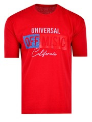 KOSZULKA T-SHIRT MISIC CZERWONA DUŻA