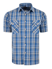 KOSZULA KRATKA NIEBIESKA KRÓTKI DUŻA