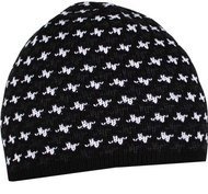 CZAPKA CZARNA BIAŁA WZORY