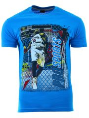 KOSZULKA T-SHIRT PRO SPORTS TURKUSOWA
