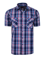 KOSZULA KRATKA GRANATOWA KRÓTKI DUŻA