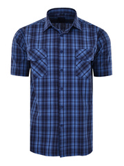 KOSZULA KRATKA GRANATOWA KRÓTKI RĘKAW