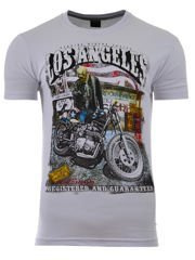 KOSZULKA T-SHIRT LOS ANGELES BIAŁA