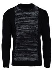 SWETER PROSTOKĄT CZARNY