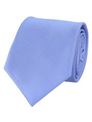 KRAWAT GŁADKI NIEBIESKI