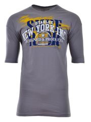KOSZULKA T-SHIRT NEW YORK SZARA DUŻA