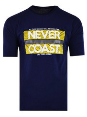 KOSZULKA T-SHIRT NEVER GRANATOWA DUŻA