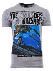 KOSZULKA T-SHIRT THE KINGS MELANŻ