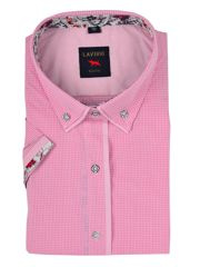 BLUZKA KOSZULA KRATKA RÓŻOWA KRÓTKI