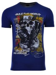 KOSZULKA T-SHIRT WORLD GRANATOWA