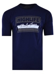KOSZULKA T-SHIRT HIGHLIFE GRANATOWA DUŻA