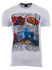 KOSZULKA T-SHIRT WILD STREET BIAŁA
