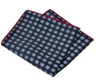 POSZETKA WYPUSTKA BUTONIERKA WZORY GRANATOWA