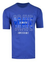 KOSZULKA T-SHIRT BRAVE NIEBIESKA DUŻA
