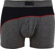 BOKSERKI MĘSKIE OBCISŁE CIEMNOSZARE